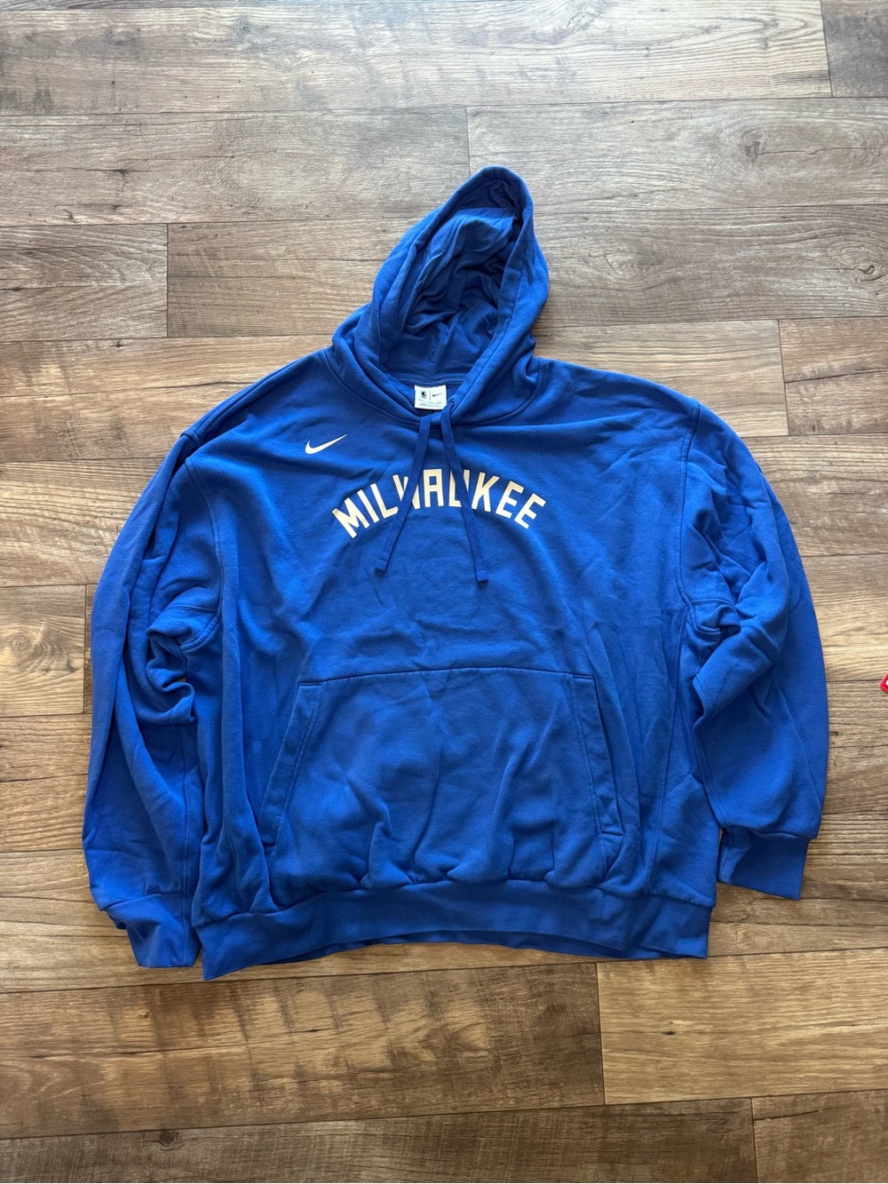 Men's XXL Milwaukee Bucks Nike Royal City Edition Essential Pullover Hoodie